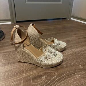 Torrid Lace Wedge Sandals